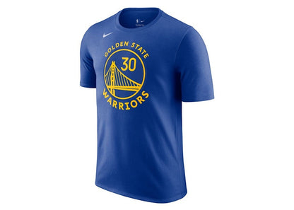 Nike NBA Golden State Warriors Stephen Curry T-shirt Blue/Yellow
