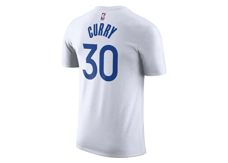 Nike NBA Golden State Warriors Stephen Curry T-shirt White/Blue