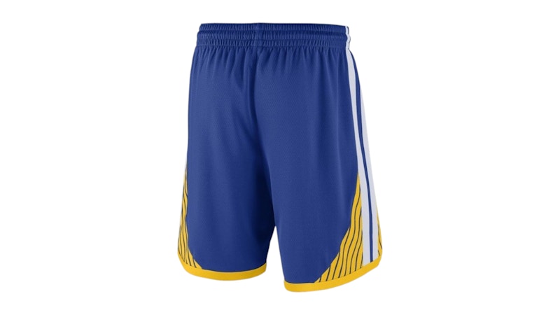 Nike NBA Golden State Warriors Team Limited Swingman Shorts Blue/Yellow