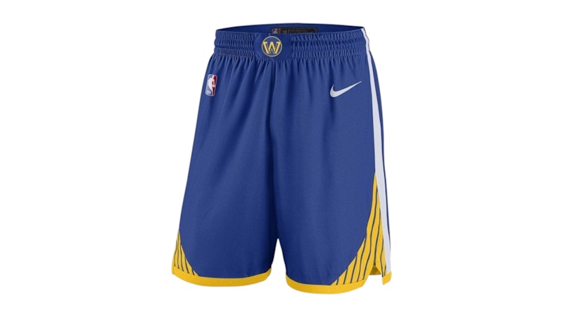 Nike NBA Golden State Warriors Team Limited Swingman Shorts Blue/Yellow