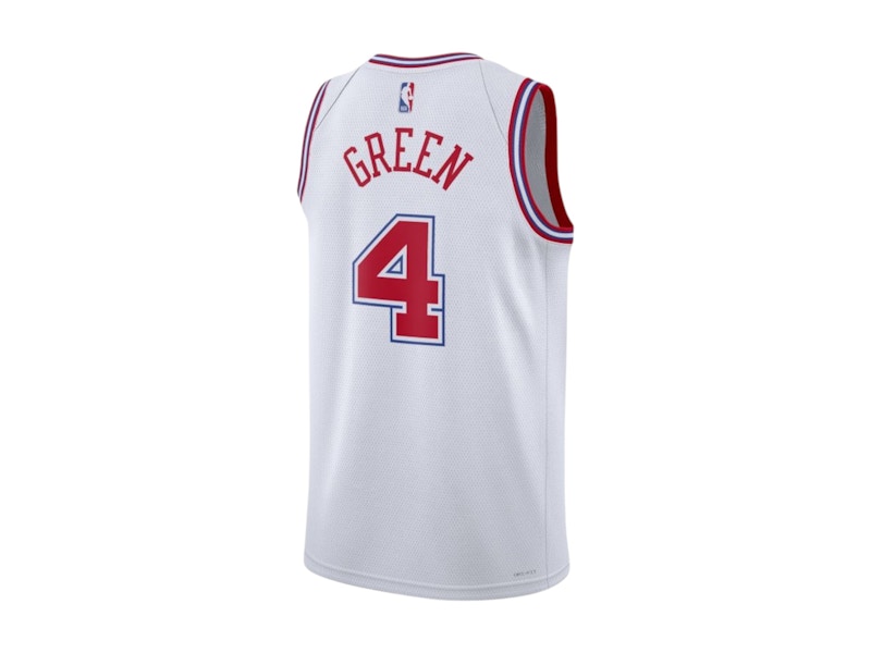 Nike NBA Houston Rockets Jalen Green City Edition 2023/24 Dri Fit Swingman Jersey White