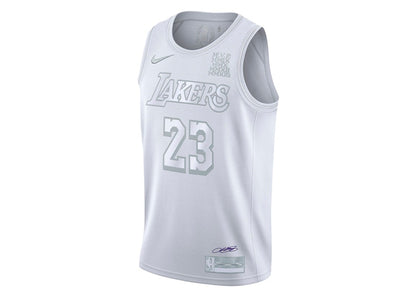 Nike NBA LA Lakers MVP Lebron James 23 Authentic Swingman Jersey White