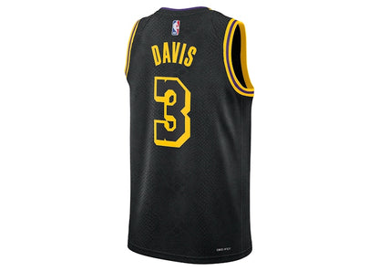 Nike NBA Lakers Anthony Davis Swingman Jersey Black