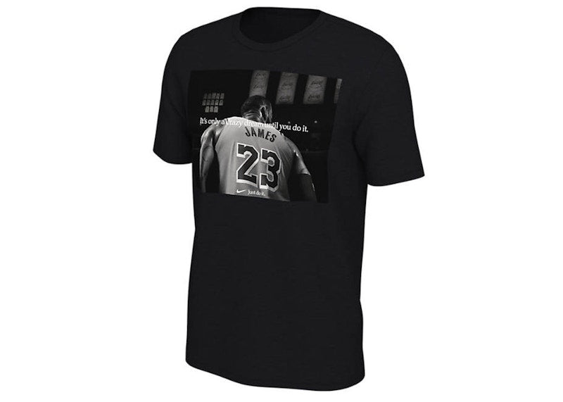 Nike NBA L.A. Lakers LeBron James Just Do It T-shirt Black