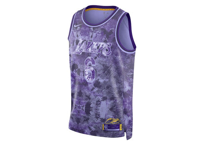 Nike NBA LeBron James Los Angeles Lakers 2022/23 Select Series Jersey Purple Pulse