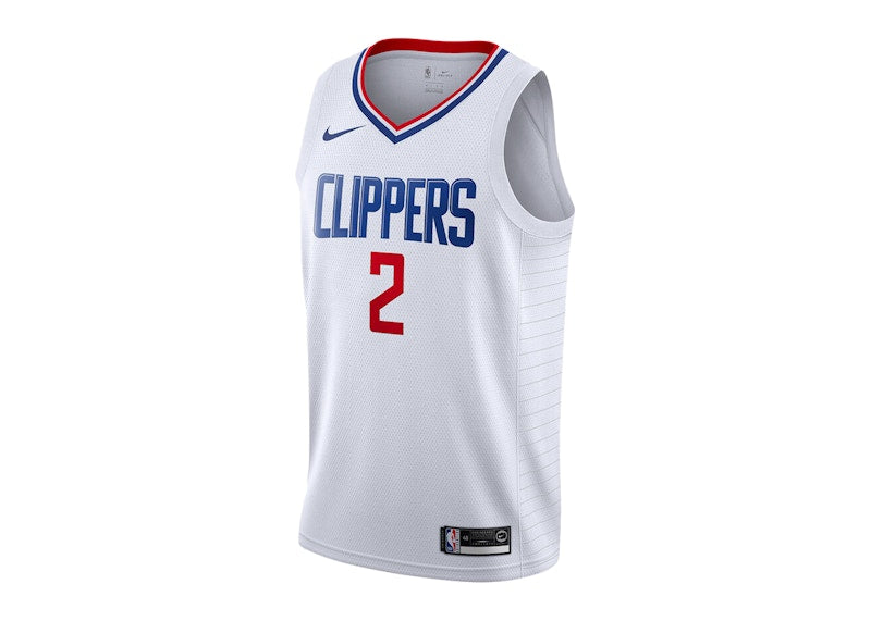 Nike NBA Los Angeles Clippers Kawhi Leonard Association Edition Jersey White/Blue/Red