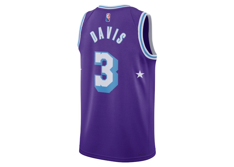 Nike NBA Los Angeles Lakers Anthony Davis City Edition Jersey Blue