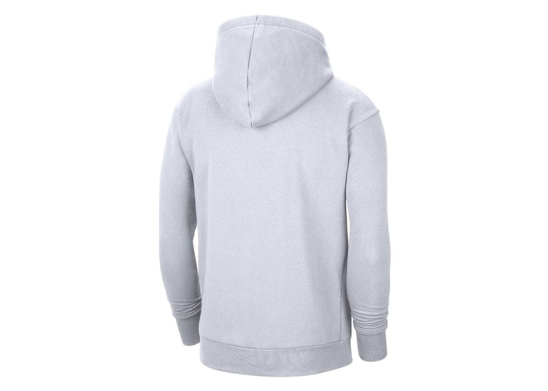 Nike NBA Los Angeles Lakers City Edition Fleece Pullover Loose Fit Hoodie White