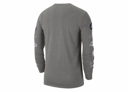 Nike NBA Los Angeles Lakers City Edition L/S T-shirt Grey