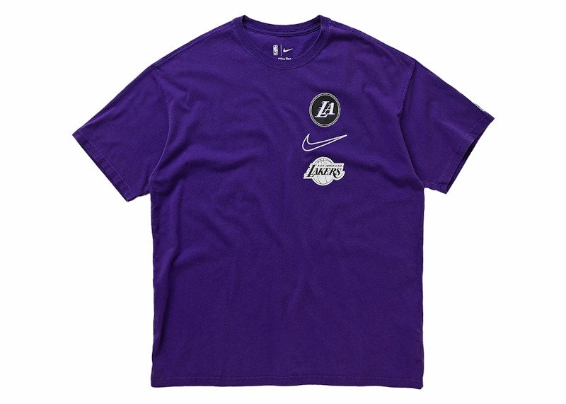 Nike NBA Los Angeles Lakers City Edition Loose Fit T-shirt Purple