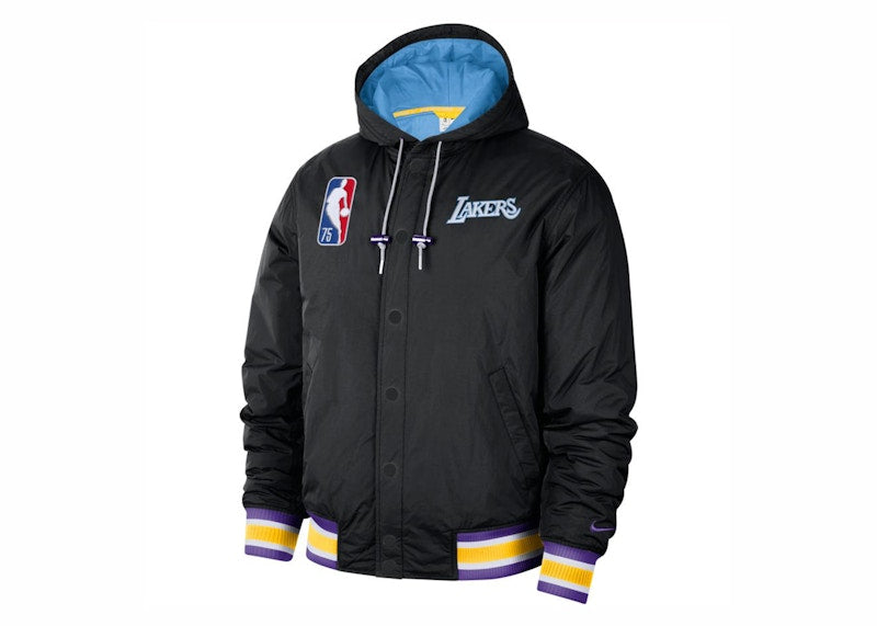 Nike NBA Los Angeles Lakers Courtside Jacket Black/Coast/Amarillo/Field Purple