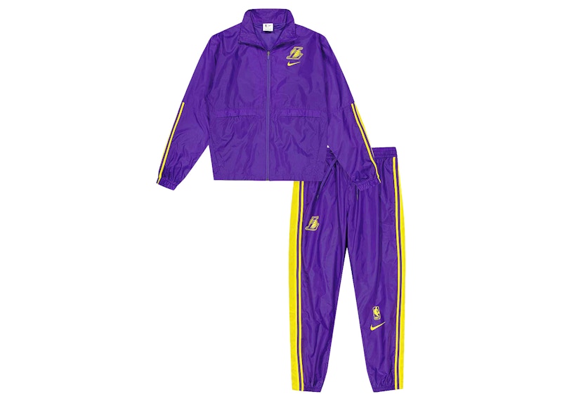 Nike NBA Los Angeles Lakers Courtside Tracksuit Purple/Yellow