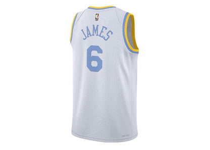 Nike NBA Los Angeles Lakers Dri-FIT Swingman Jersey White/Baby Blue/Yellow