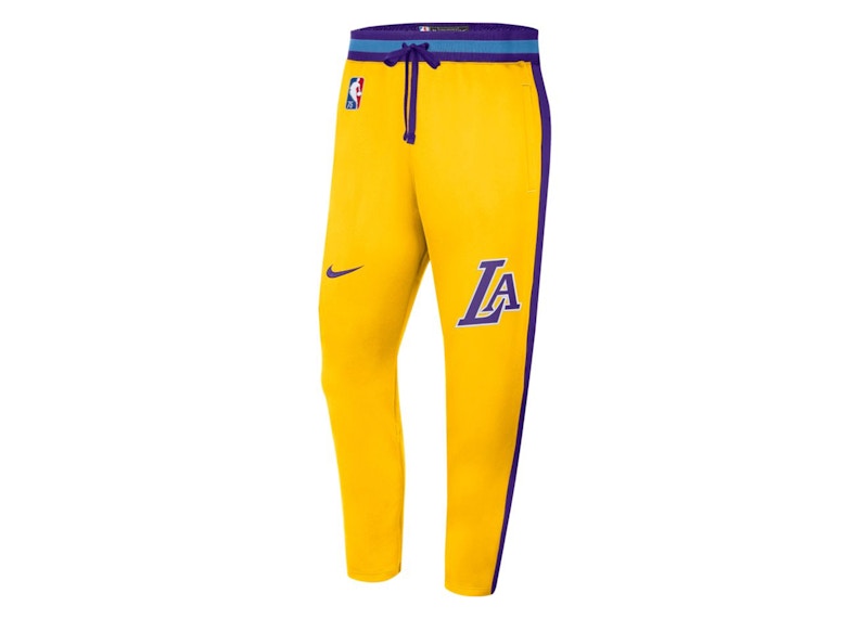Nike NBA Los Angeles Lakers Dri-Fit Pants Yellow