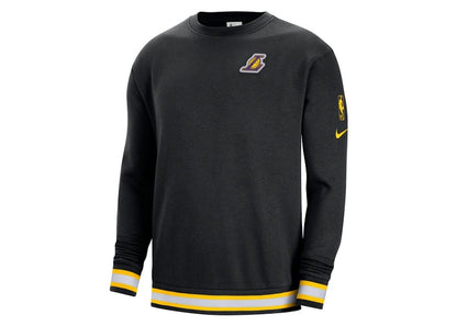 Nike NBA Los Angeles Lakers Fleece Loose Fit Sweatshirt Black