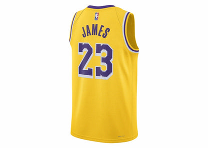 Nike NBA Los Angeles Lakers Icon Edition LeBron James 2022/23 Jersey Amarillo