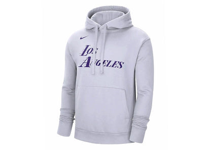 Nike NBA Los Angeles Lakers LeBron James City Edition Loose Fit Hoodie White
