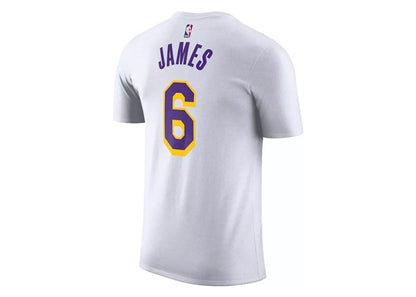 Nike NBA Los Angeles Lakers LeBron James T-shirt White