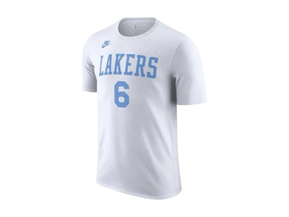 Nike NBA Los Angeles Lakers LeBron James T-shirt (Asia Sizing) White/Light Blue