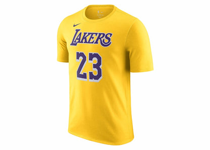 Nike NBA Los Angeles Lakers LeBron James T-shirt Yellow/Purple