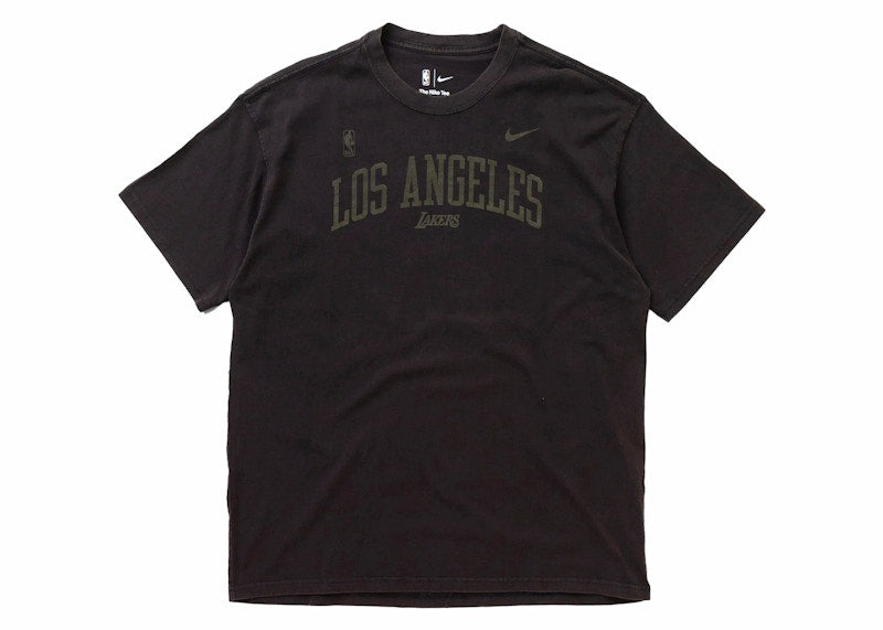 Nike NBA Los Angeles Lakers Max 90 Courtside Loose Fit T-shirt Black