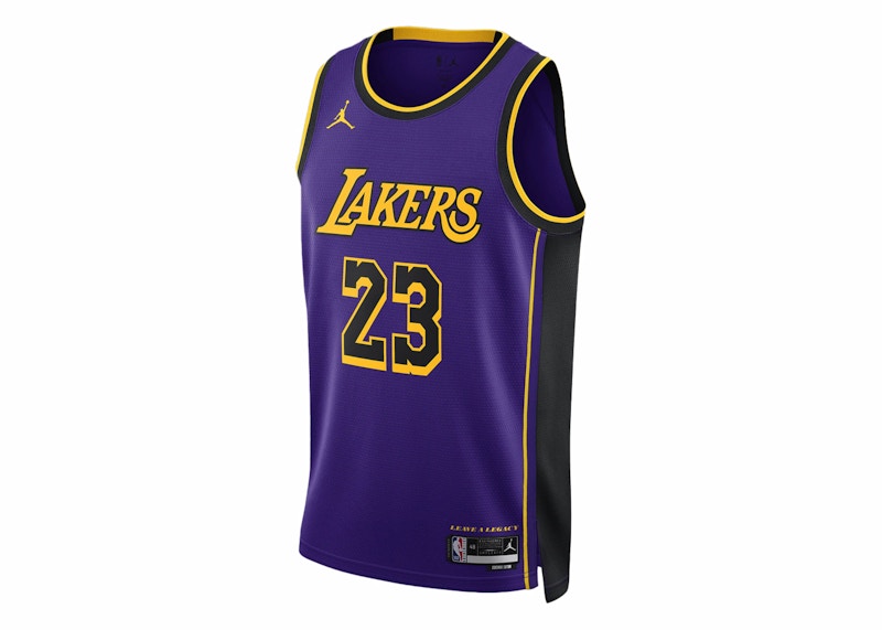 Nike NBA Los Angeles Lakers Statement Edition LeBron James Jersey Field Purple