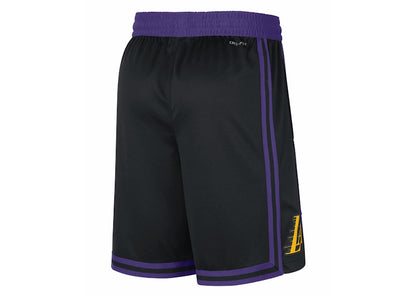 Nike NBA Los Angeles Lakers Swingman City Edition Dri-Fit Shorts Black
