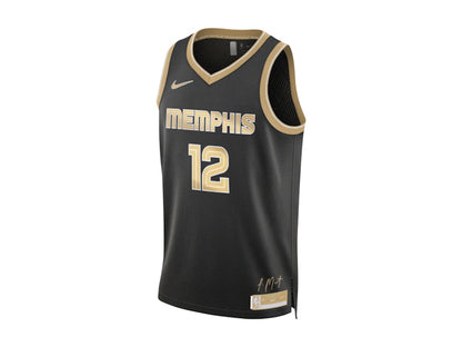 Nike NBA MVP Ja Morant Memphis Grizzlies 2024 Select Series Diri-Fit Swingman Jersey Club Gold/Black