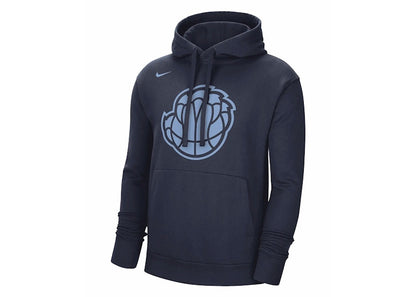 Nike NBA Memphis Grizzlies Essential Fleece Pullover Loose Fit Hoodie Navy