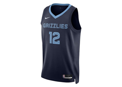 Nike NBA Memphis Grizzlies Ja Morant Icon Edition Dri-FIT Swingman Jersey Dark Blue/Light Blue