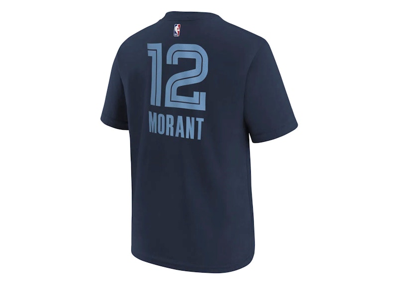 Nike NBA Memphis Grizzlies Ja Morant N&N Icon T-shirt Blue/White