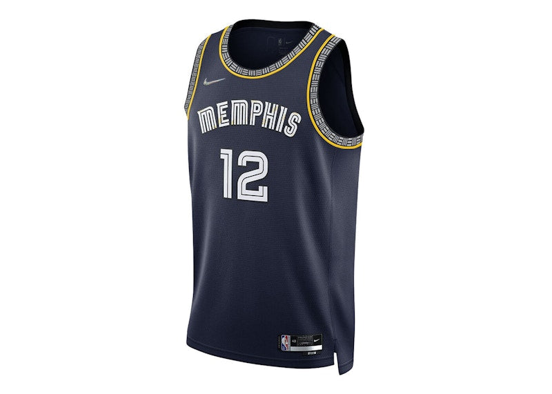 Nike NBA Memphis Grizzlies Morant City Edition Swingman Jersey Navy