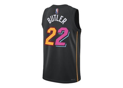 Nike NBA Miami Heat City Edition Jimmy Butler 22 Dri-FIT Swingman Jersey Black