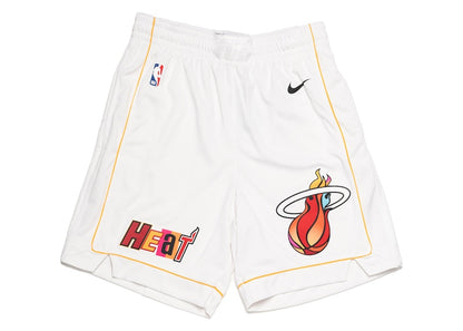 Nike NBA Miami Heat City Edition Swingman Shorts White