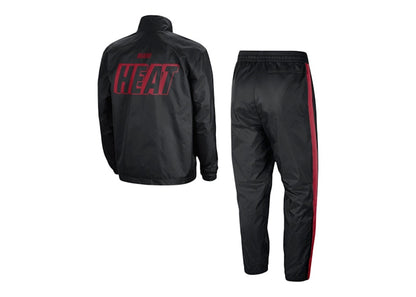 Nike NBA Miami Heat Courtside Tracksuit Black/Tough Red