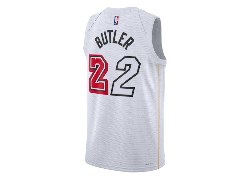 Nike NBA Miami Heat Jimmy Butler City Edition Swingman Jersey White
