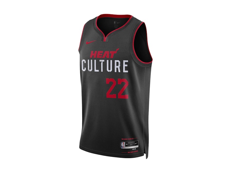 Nike NBA Miami Heat Jimmy Butler Dri-Fit City Edition 23/24 Swingman Jersey Black