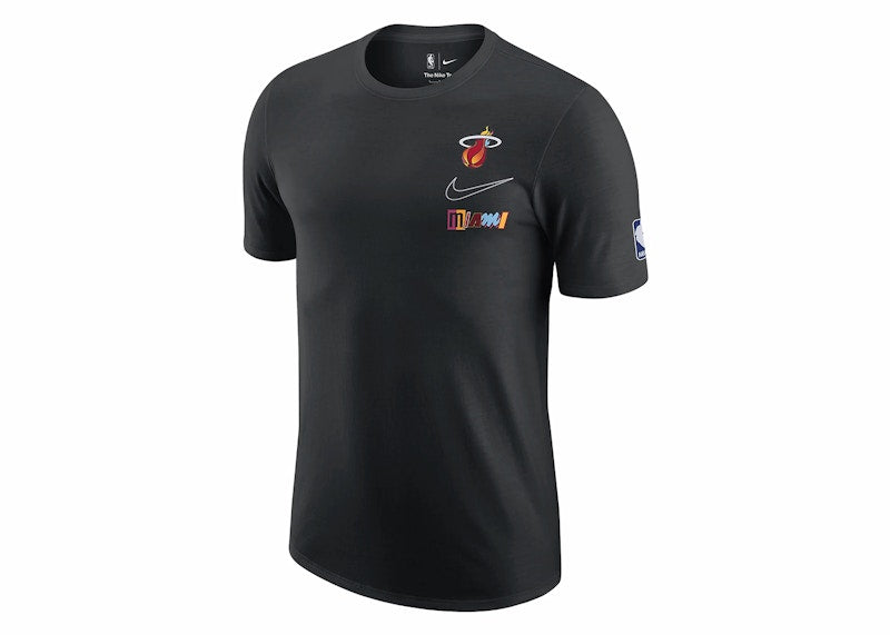Nike NBA Miami Heat Max90 Courtside City Edition Loose Fit T-shirt Black