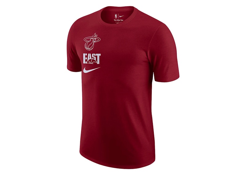 Nike NBA Miami Heat T-shirt Dark Red/White