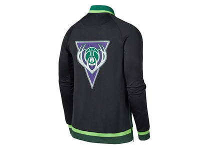 Nike NBA Milwaukee Bucks Showtime City Edition Jacket Green/Black