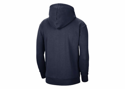 Nike NBA Minnesota Timberwolves Team Logo Fleece Loose Fit Hoodie Dark Blue