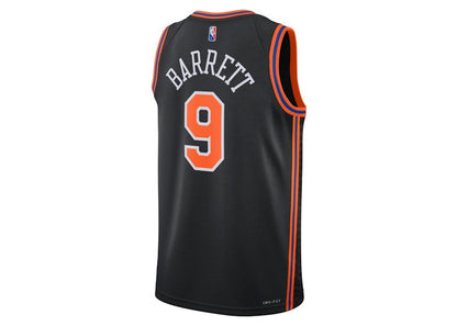 Nike NBA New York Kincks RJ Barrett City Edition Swingman Jersey Black