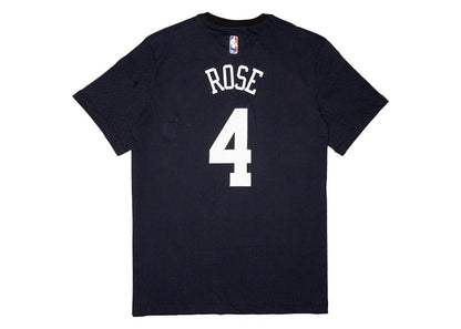 Nike NBA New York Knicks Derrick Rose T-shirt Black/White/Blue