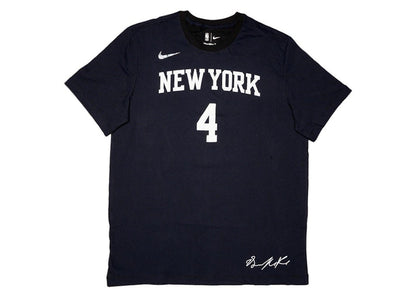 Nike NBA New York Knicks Derrick Rose T-shirt Black/White/Blue