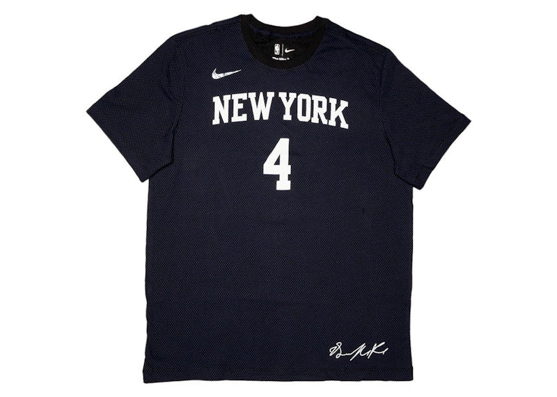 Nike NBA New York Knicks Derrick Rose T-shirt Black/White/Blue