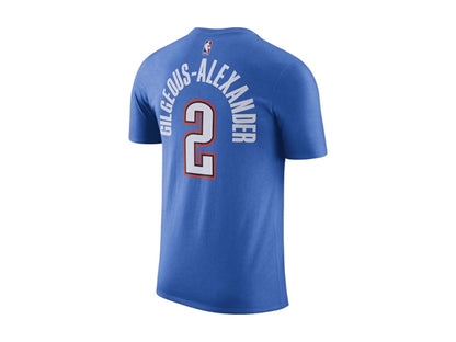 Nike NBA Oklahoma City Thunder Shai Gilgeous-Alexander T-shirt Blue/White