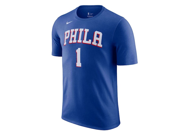 Nike NBA Philadelphia 76ers James Harden T-shirt Blue