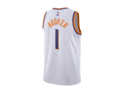 Nike NBA Phoenix Suns Devin Booker Asociation Edition Dri-Fit Swingman Jersey White/Purple