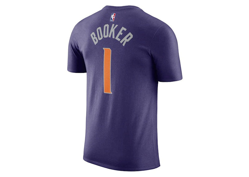 Nike NBA Phoenix Suns Devin Booker Icon T-shirt Purple/White/Orange/Grey