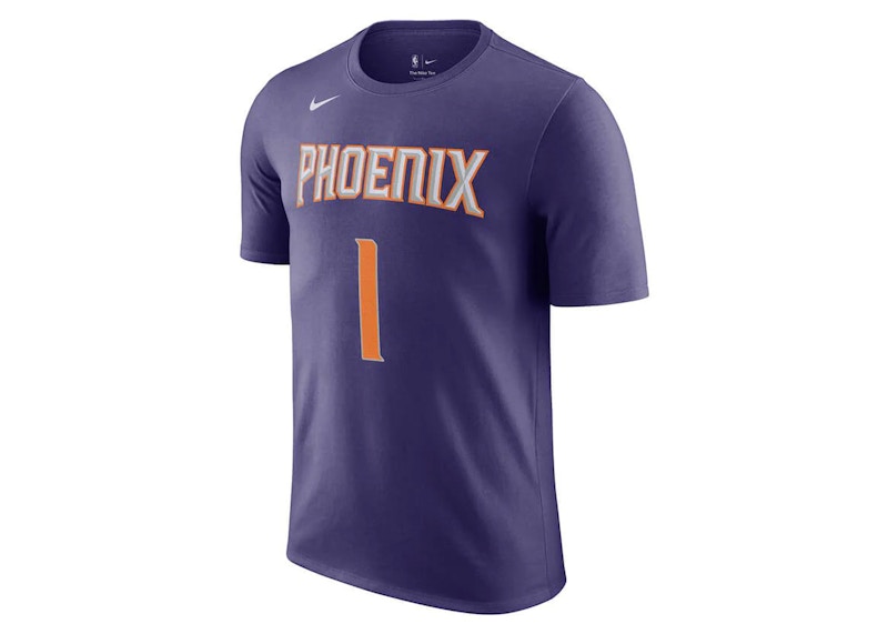 Nike NBA Phoenix Suns Devin Booker Icon T-shirt Purple/White/Orange/Grey